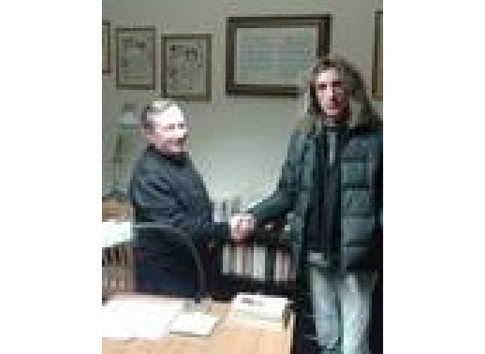 Don Angelo Perego e Domenico de Paolo Don Angelo Perego e Domenico de Paolo